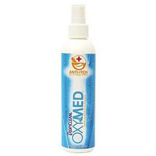 8 oz. Tropiclean Oxy-Med Anti-Itch Spray - Hygiene